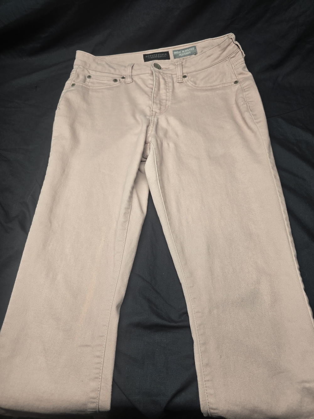Aéropostale Women’s Size 6 Regular High Waisted Jegging Jeans Light Pink Stretch